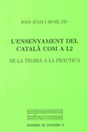 L'ensenyament del català com a L2.