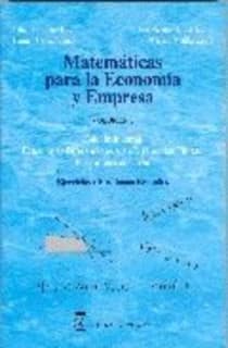 Matemáticas para la economía y empresa: volumen 3, cálculo integral, ecuaciones diferenciales y en diferencias finitas: programación lineal; ejercicios y problemas resueltos.