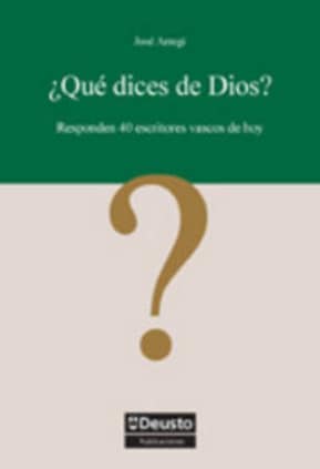 ¿Qué dices de Dios?