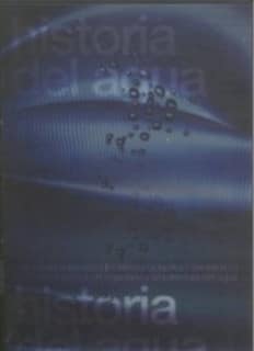 Historia del agua
