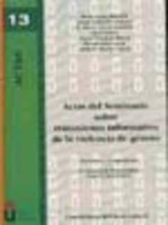 Actas del Seminario sobre tratamiento informativo de la violencia de género