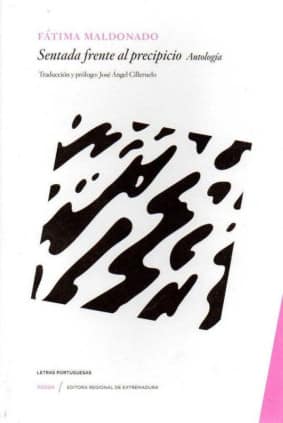 Sentada frente al precipicio