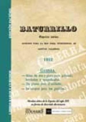 Baturrillo. Glosario para la mas facil inteligencia de algunas palabras
