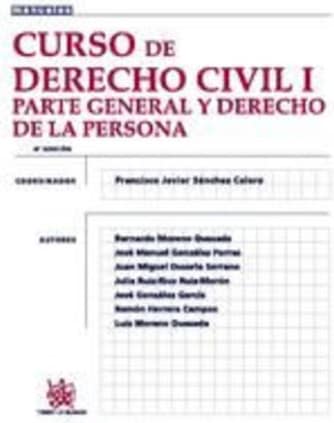 Curso de Derecho Civil I Parte General y Derecho de la Persona