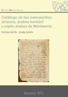 Catalogo de los manuscritos siríacos, árabes karsuni, y copto-árabes de Montserrat