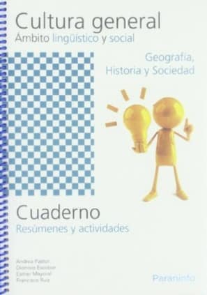 Cuaderno de cultura general. Ámbito linguístico y social. Geografía, historia y sociedad