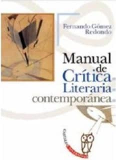 Manual de Crítica Literaria contemporánea