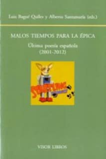 Malos tiempos para la épica.