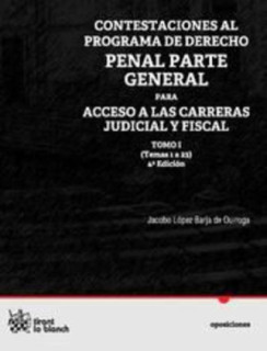 Contestaciones al programa de derecho penal parte general para acceso a las carreras judicial y fiscal