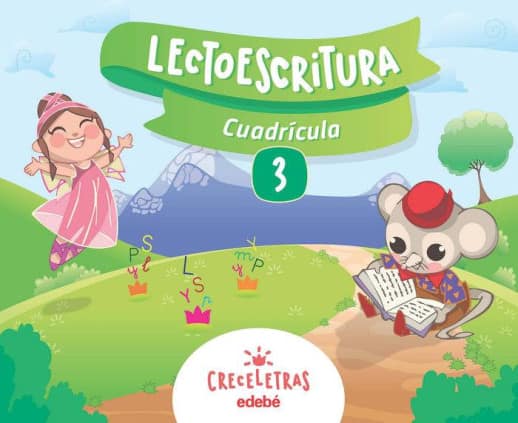 CRECELETRAS LECTOESCRITURA 3 CUADRÍCULA