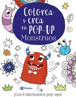 Colorea y crea tu pop-up. Monstruos