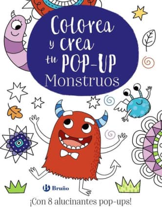 Colorea y crea tu pop-up. Monstruos