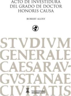 Acto de investidura del grado de Doctor Honoris Causa Robert Alexy