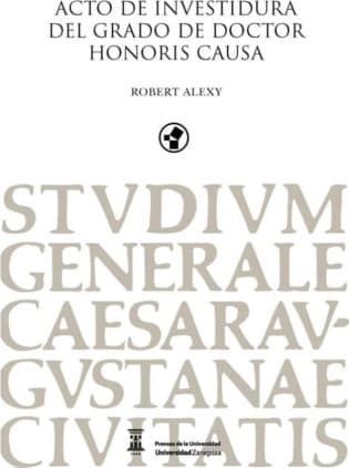 Acto de investidura del grado de Doctor Honoris Causa Robert Alexy