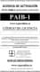 PAIB 1. Licencia On Line