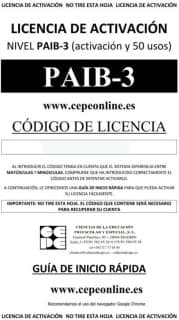 PAIB 3. Licencia On Line