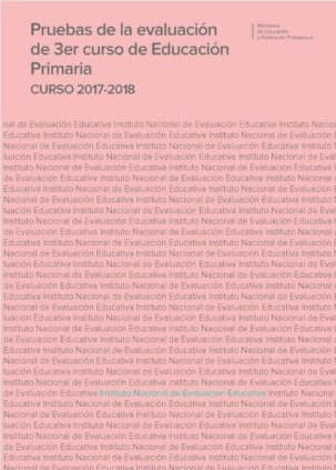 Pruebas de la evaluación de 3er curso de educación primaria. Curso 2017-2018