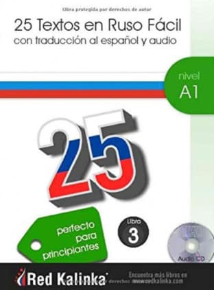 25 textos en ruso fácil. Nivel A1. Libro 3