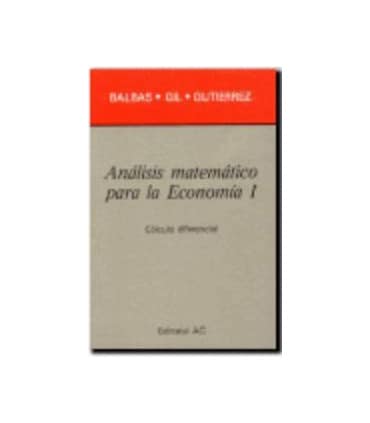 Análisis matemático para la economía I