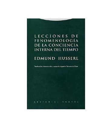 Lecciones de fenomenología de la conciencia interna del tiempo