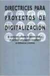 Directrices para proyectos de digitalización
