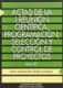 Actas de la I Reunión Científica "Programación, selección y control de proyectos"