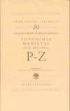 Toponimia Medieval en el País Vasco : Letras P-Z (Onomasticon Vasconiae XX)