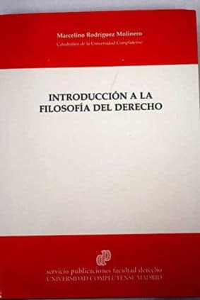 Introducción a la filosofía del derecho