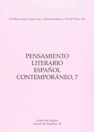 Pensamiento literario español contemporáneo, 7
