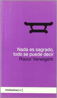 Nada es sagrado, todo se puede decir