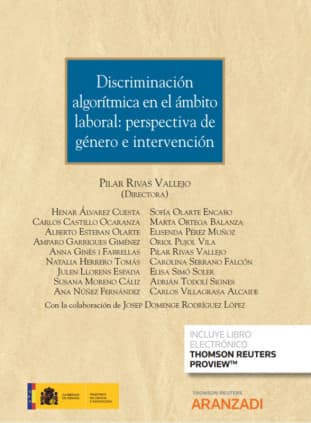 Discriminación algorítmica en el ámbito laboral: perspectiva de género e intervención (Papel + e-book)