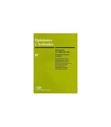 Indicadores de calidad de vida