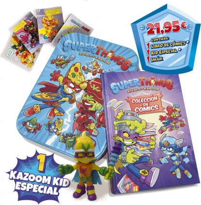 Libro Coleccionista Cómics Superthings - KK y GK Series Versión LATA