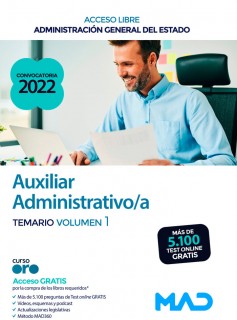 AUXILIAR ADMINISTRATIVO ESTADO V1 MAD 22