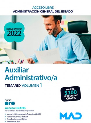 AUXILIAR ADMINISTRATIVO ESTADO V1 MAD 22