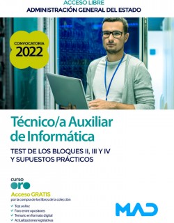 TECNICO AUX INFORMATICA ESTADO TEST MAD