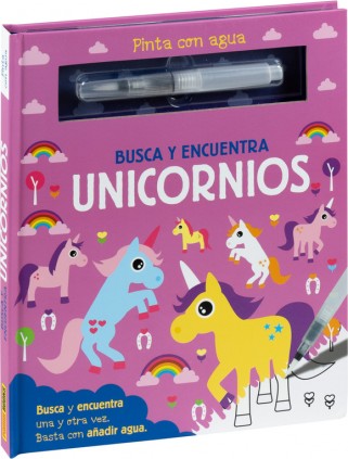 PINTA CON AGUA UNICORNIOS