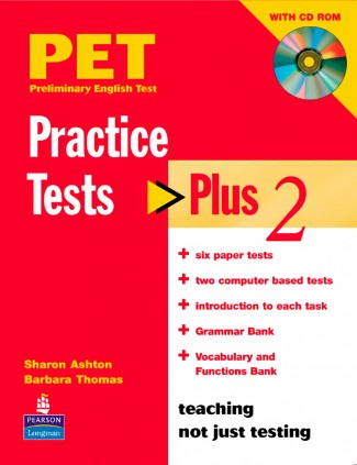 PET PRACTICE TESTS PLUS 2: BOOK WITH CD-