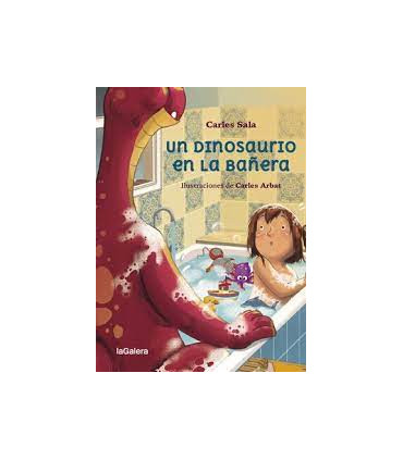 Un dinosaurio en la bañera