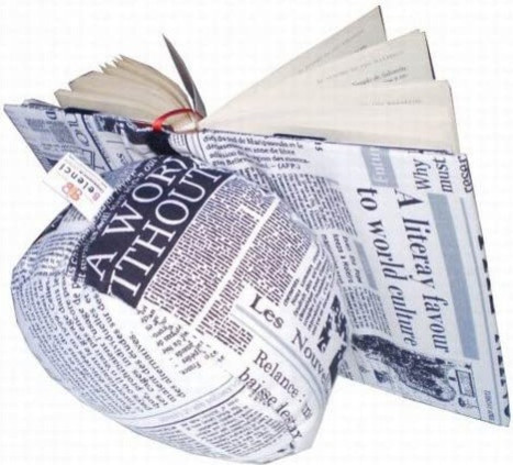 ALMOHADON  DE LECTURA PERIODICO