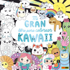 KAWAII MI GRAN LIBRO PARA COLOREAR