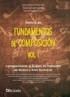 Temario de Fundamentos de composición VOL. I