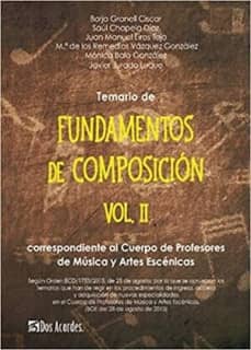 Temario de Fundamentos de composición VOL. II
