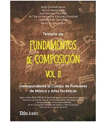 Temario de Fundamentos de composición VOL. II
