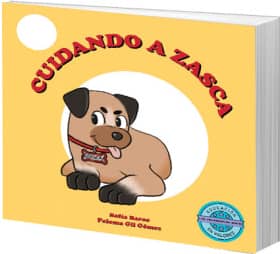 Cuidando a Zasca: un mastín chiquitín.