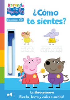 Peppa Pig. Primeros aprendizajes - Aprende con Peppa. ¿Cómo te sientes? (Libro-pizarra)