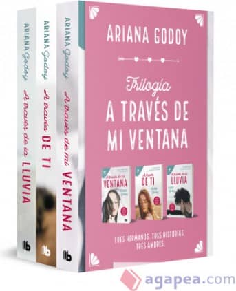 Trilogía A través de mi ventana (edición pack con: A través de mi ventana | A través de ti | A través de la lluvia)