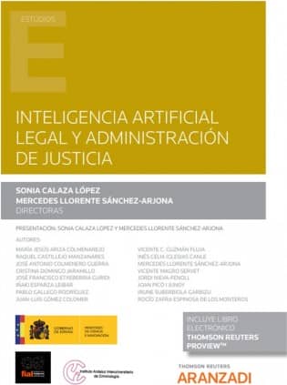 Inteligencia artificial legal y administración de justicia (Papel + e-book)
