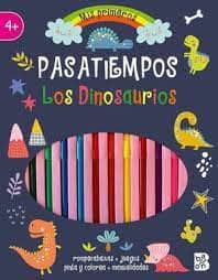 PASATIEMPOS CON ROTULADORES DINOSAURIOS