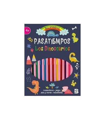 PASATIEMPOS CON ROTULADORES DINOSAURIOS